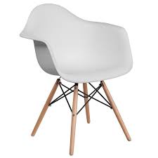 Flash Furniture Alonza Series Modern White Plastic Accent Chair Lowes Com In 2020 Plastic Dining Chairs White Plastic Chairs White Side Chair