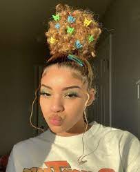 Butterfly Clips Hairstyle Clip Hairstyles Indie Hairstyle Natural Hair Styles Easy