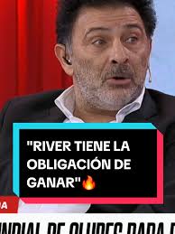 RIVER TIENE LA OBLIGACIÓN DE GANAR