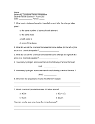 Student exploration for gizmo answer key chemical equations. Chemical Equations Gizmo