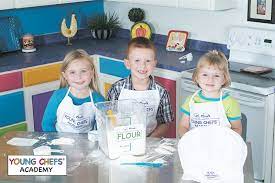 From Our Kindercooks Classes To Our Sr Chef Classes We Offer Interactive Cooking Fun For Children And Teens Ages Young Chefs Chef Academy Interactive Cooking