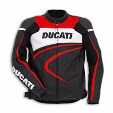 Custom Handmade Black Red Ducati Motorcycle Biker Leather Jacket For Men Ducati Jacket Leather Jacket Men Leather Jacket