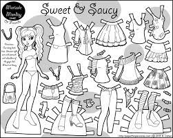 Printed on a color inkjet paper, these colorful and fun crafts are ready to cut out and play with. Printable Paper Dolls To Color Shop Clothing Shoes Online