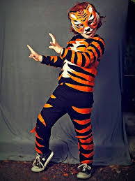 Fiery Tiger Costume Tierkostume Fur Kinder Kinder Kostume Jungen