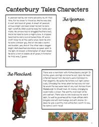 The Canterbury Tales Character Introductions And Speed Dating Activity En 2020