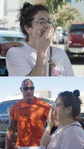 Dwayne The Rock Johnson helped me surprise strangers with gifts this  Christmas 🥹❤️ #Christmas #love #family