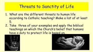 The second paragraph begins with these remarkable words: Catholic Belief On The Sanctity Of Life Ppt Download