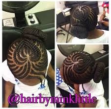 Angled french braided hairstyle for kids. Braids For Kids Nice Hairstyles Pictures