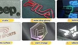 Custom 2d & 3d silicone heat transfer labels for clothing