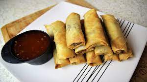Salmon spring rolls recipe are an easy, healthy appetizer or snack made with salmon and veggies, rolled in lettuce and rice paper sheets. Vegetable Spring Rolls Recipe Nigerian Food Recipes Youtube