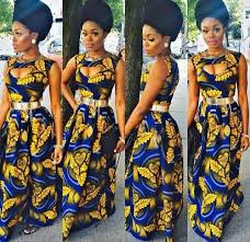 African Royal Blue And Gold African Clothing African Fashion African Dresses For Women