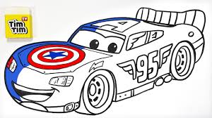 Mater's tall tales, tv show wallpapers. How To Draw Captain Mcqueen Cars 3 Lightning Mcqueen Drawing And Coloring Pages Tim Tim Tv Youtube
