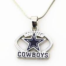 Cowboys Charm Pendant Necklace Dallas Cowboys Jewelry Dallas Cowboy Bracelet Dallas Cowboys Outfits
