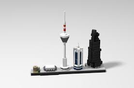 Azerbaijan has experience of creating artificial land mass. Lego Ideas Lego Architecture Skyline Baku Azerbaijan