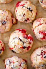 Cherry Chocolate Nut Cookies Recipe Recipe Cherry Cookies Recipes Delicious Christmas Cookies Vegan Holiday Cookies