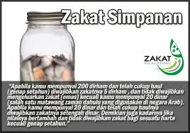 Mencukupi nisab senilai 20 dinar atau 200 dirham. Zakat Wang Simpanan