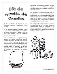 Spanish Dia De Accion De Gracias Spanish Thanksgiving Activities Spanish Classroom Spanish Thanksgiving