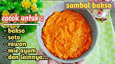 Cuci bersih cabai, kupas bawang putih. Cara Membuat Sambal Untuk Rawon Dan Soto Sederhana Youtube