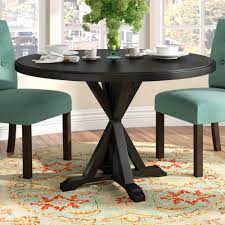 The burlington dining table is made of forge iron and it can hold a copper of 48 rd, and the table measures 25.5 x 25.5 x 29. Alcott Hill Fanning 48 Pedestal Dining Table Reviews Wayfair
