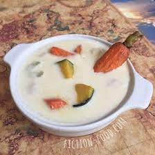 Today S Dinner Is Veggie Cream Soup It S Super Nourishing And Fortifying This Creamy Soup Showcases The Sweetness Of Vegetables Food Cream Soup Recipes