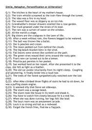 Try to remember, you always have to care for your child with amazing care, compassion and affection to be able to help him learn. Ks2 Similes And Metaphors Worksheet