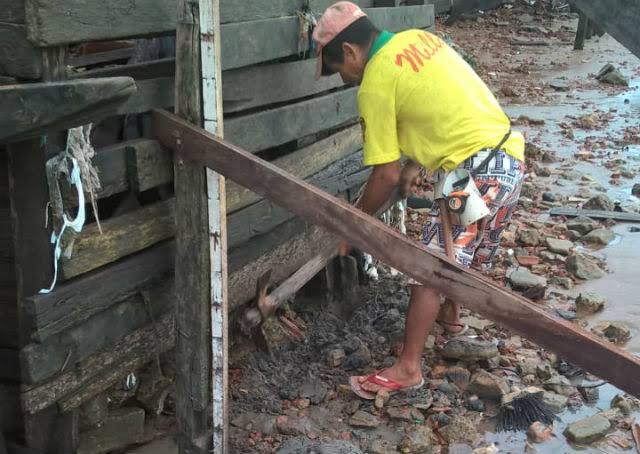 Resultado de imagem para MURO DE ARRIMO DO ATURIÁ