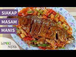 2 sudu besar sos cili. Resepi Ikan Gelama Sweet Sour Resep Bunda Erita