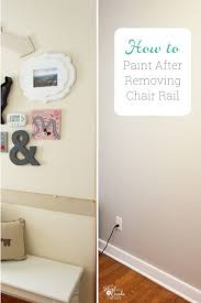 Number of steps, measurement of the rail and any details about accessories included. How To Paint After Removing Chair Rail Chair Rail Paint Ideas Chair Rail Painting Trim