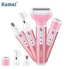 Are nose hair trimmers just for nose hair? Kemei Km 6637 Electric Shaver 4 In 1 Rechargeable Hair Trimmer Women Hair Removal Machine Epilator Eyebrow Nose Trimmer Razor Shopee Philippines