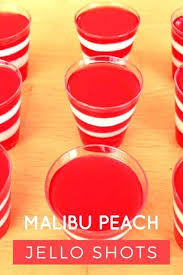 Malibu Peach Jello Shot Recipe Bevvy Recipe Peach Jello Shots Peach Jello Shot Recipes