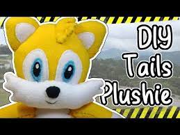 How To Make Tails Plush Toy Diy Miles Tails Prower Plushie Tutorial Easy Free Pattern Tutorial Youtube In 2021 Soft Toy Patterns Diy Toys Plush Pattern