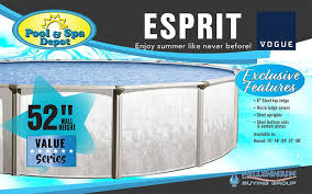 Esprit 52 Vogue Pools In Ground Pools Above Ground Pool Esprit