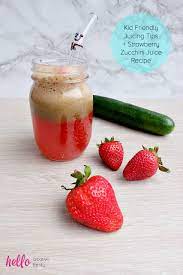 This is the most common variety of zucchini. Kid Friendly Green Juicing Tips Strawberry Zucchini Green Juice Recipe Hello Creative Family