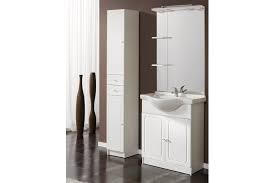 Choisir le bon mobilier de salle de bains n'est pas toujours évident. Meuble Salle De Bain Blanc Et Bois Mat Majorca Brico Depot