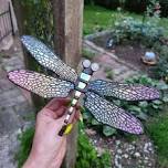 Stained Glass Dragonflies in The Beer Garden @ Barts