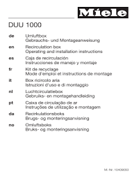 The mct 442 mcegan college macroom co. Duu 1000 Ms Eu West 10409050 03 Manualzz