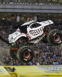 A monster truck is approximately 3.2 meters tall, 3.5 meters wide, and 5 meters long. Meet The Two Women Driving The Big Trucks At Monster Jam In Tampa