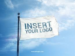 Flag Displace Mockup Mockup Logo Mockup Logo Presentation