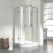 36 X 36 Round Corners Fixtures Tropical Rainfall From Above And Traditional Wall Mounted Showe Corner Shower Corner Shower Enclosures Corner Shower Kits