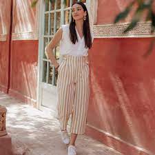 Pantalon blanc femme pantalon large blanc chemisier femme cuir noir pantalon fluide chemise tenue pantalons pantalons blancs fasion. Pantalon Large Taille Haute Blanc Femme Cache Cache