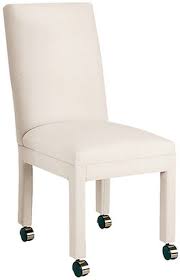 Casual rolling caster dining chair with swivel tilt in oak wood with fabric seat and back (1 chair) 4.4 out of 5. Dining Chairs With Casters Shop The World S Largest Collection Of Fashion Shopstyle