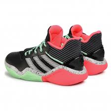 Adidas hardin vol 4 pink lemonade basketball shoes these basketball shoes are designed specifically for james harden's game to help him stay strong in the fourth quarter. Footwear Adidas Harden Stepback J Fw8545 Cblack Gretwo Glomin Basketball Sports Shoes Women S Shoes Efootwear Eu