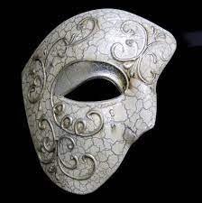 Calvenus Half Face Mask Silver Silver Mask Half Face Mask Mask