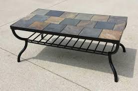 Vintage drexel shabby cottage chic white distressed black slate top coffee table. Slate Top Coffee Table For Sale In Mansfield Ohio Classified Americanlisted Com