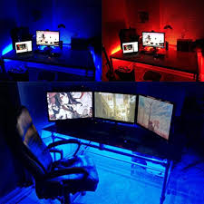 Extended Desktop Led Strip Lights 6 6ft Computer Desk Led Strip Lights Using Extended Card Sync With Inside Computer Led Lights For Airgoo Computer Led Full Kit Asus Aura Sync Msi Mystic Light Sync