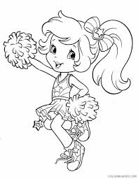 Strawberry shortcake coloring book page for kids how to draw and color strawberry shortcakebest coloring pages for kids.coloring for kids. Strawberry Shortcake Coloring Pages Tv Film Dancing Printable 2020 08095 Coloring4free Coloring4free Com