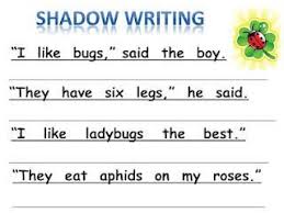 Springtime Shadow Writing Kindergarten Writing Writing Center Kindergarten Writing Center