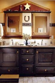 A Cute Country Americana Bathroom Western Bathrooms Western Bathroom Decor Western Home Decor
