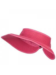 Upf 50 Bow Tie Tweed Roll Up Visor Hot Pink Cw187ndnrwc Hats For Men Hot Pink Hats For Women