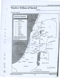 10 best bible maps images on pinterest | bible studies. Map 12 Tribes Of Israel